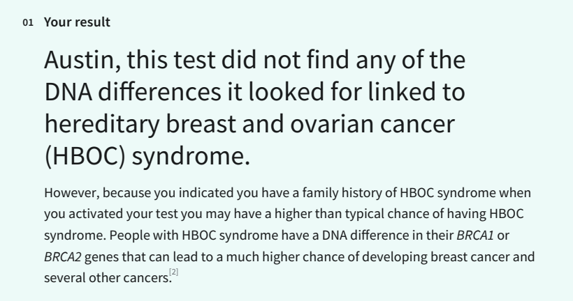 AncestryDNA results