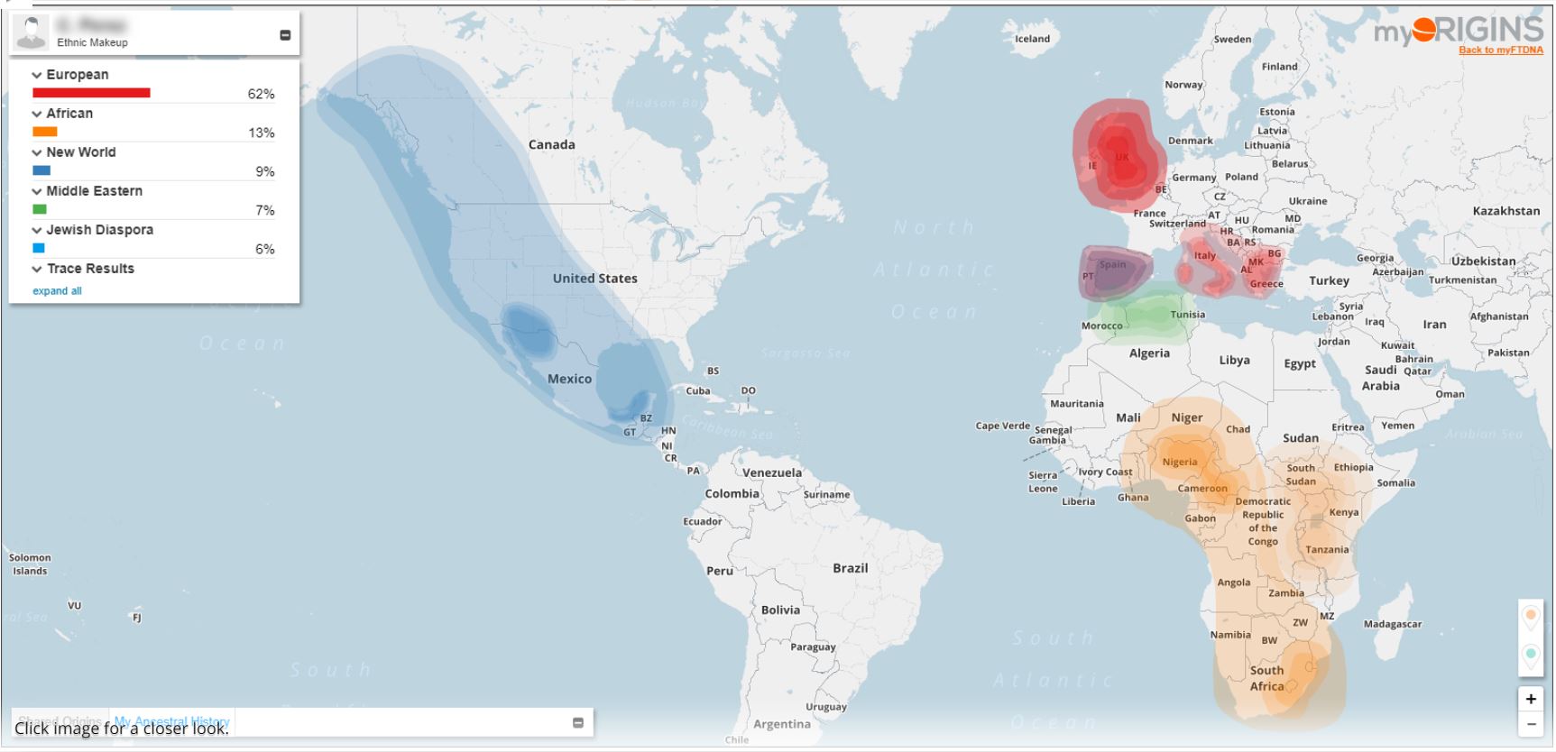 FamilyTreeDNA Results