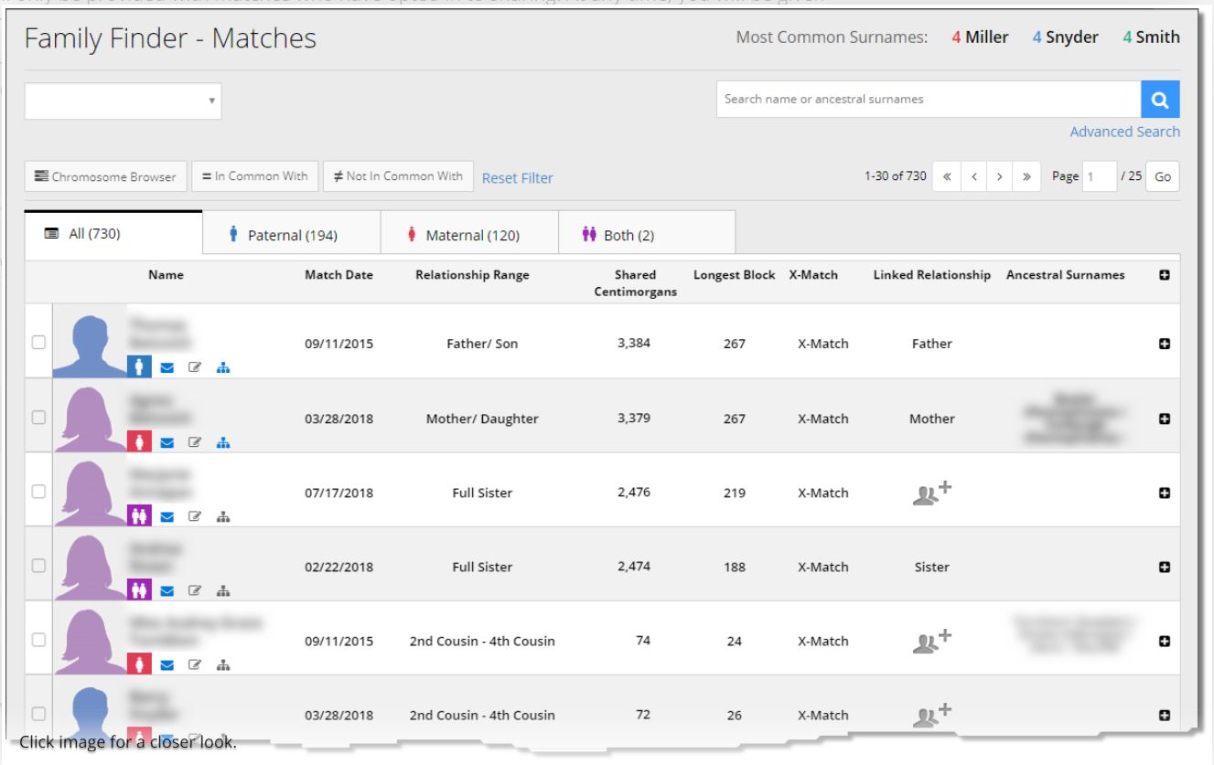 Family Tree DNA Family Finder