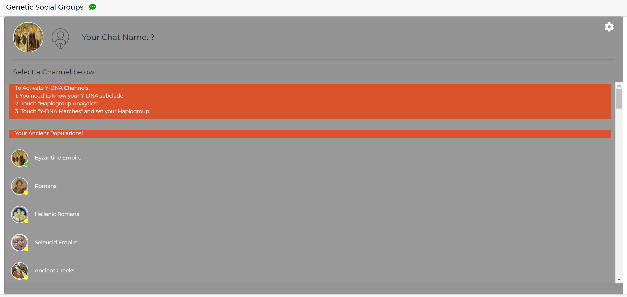 MyTrueAncestry Genetic Social Group