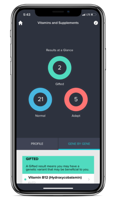 Orig3n Nutrition DNA test