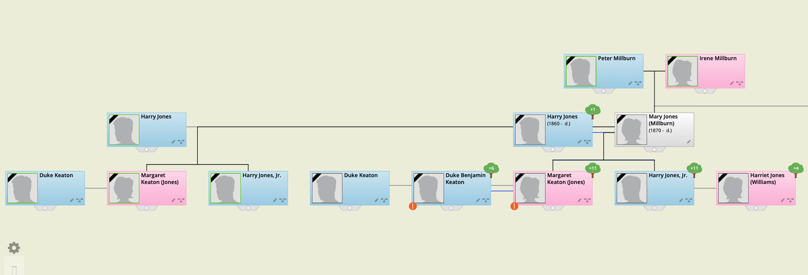 Duplicate profiles