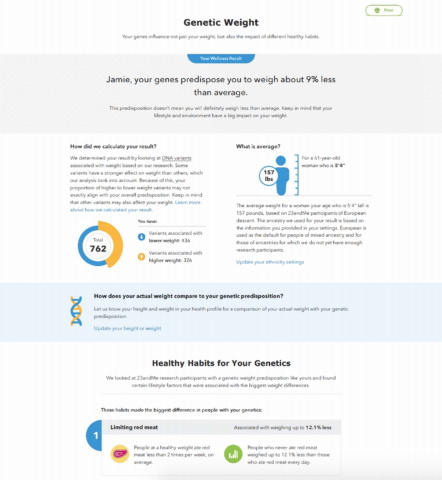 23andme pros and cons for health