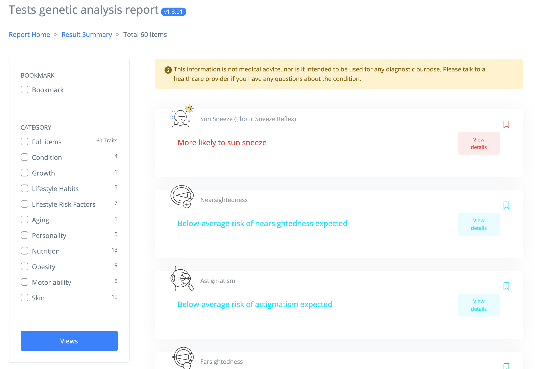 ichrogene summary results