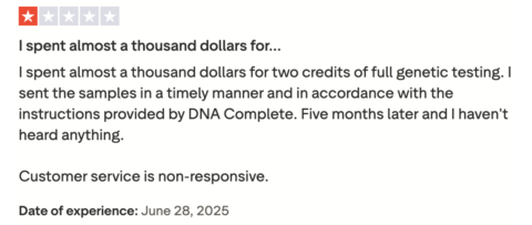 DNA Complete Review